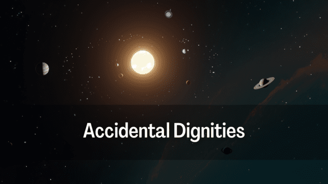 Cheatsheet: Accidental Dignities