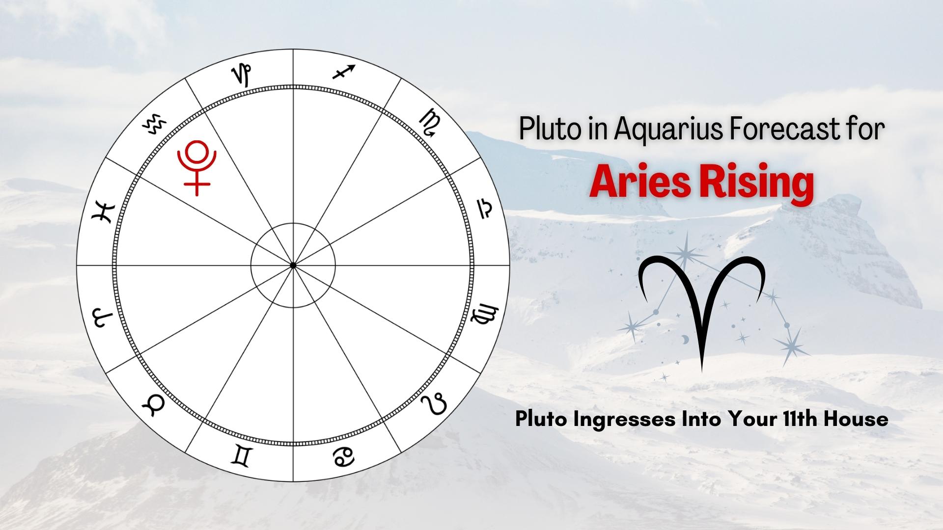 Pluto In Aquarius Forecast for Aries Rising